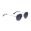 Decade Jones 70s Sunglasses - Shiny Silver Stainless Steel/Silver Revo CR39