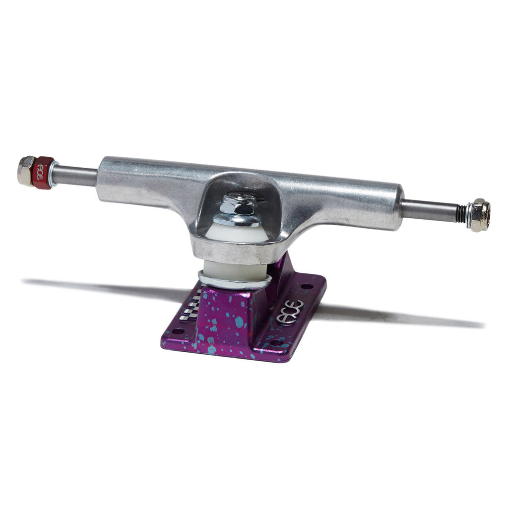 Ace AF1 Magenta Splatter Skateboard Trucks - Polished - 22