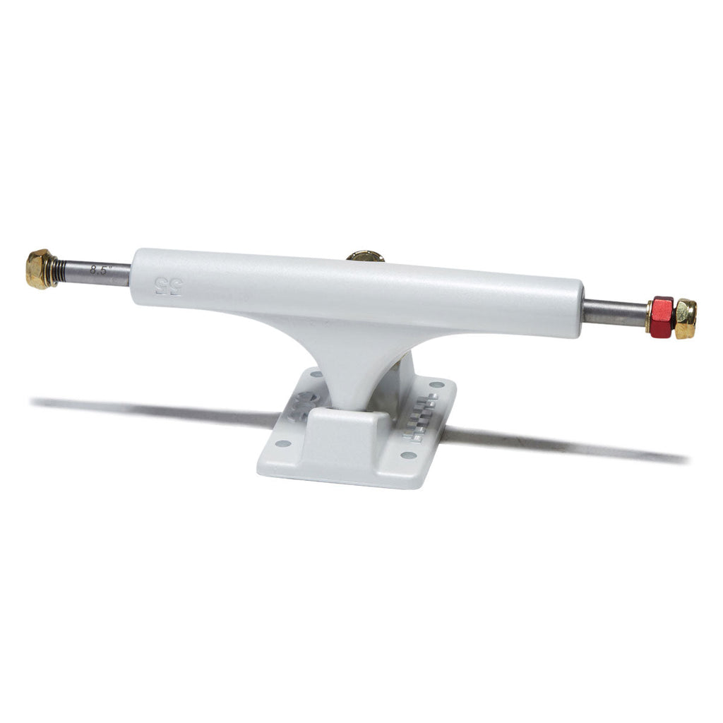 Ace AF1 Satin White Skateboard Trucks - Chrome - 55