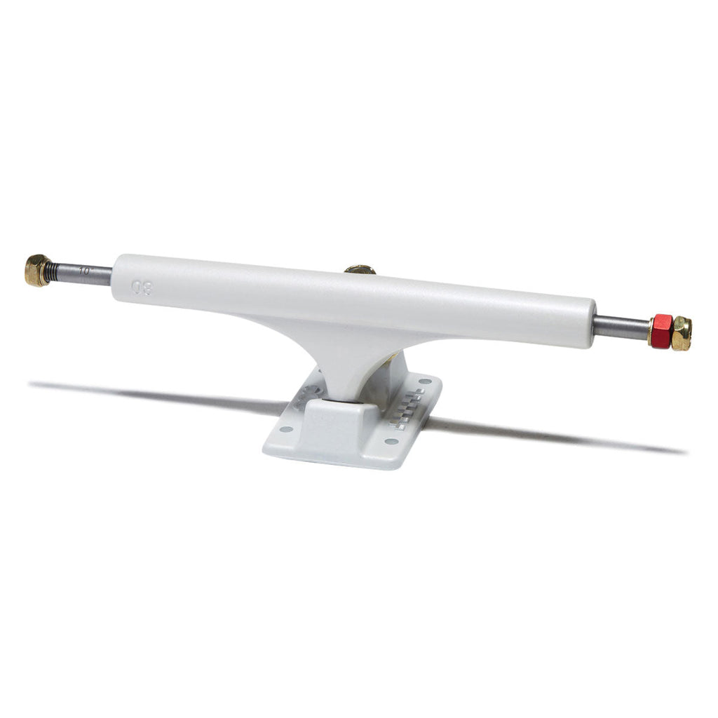 Ace AF1 Satin White Skateboard Trucks - Chrome - 80
