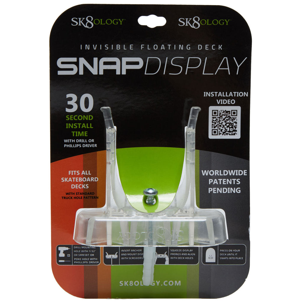 Sk8ology SNAP Floating Deck Display