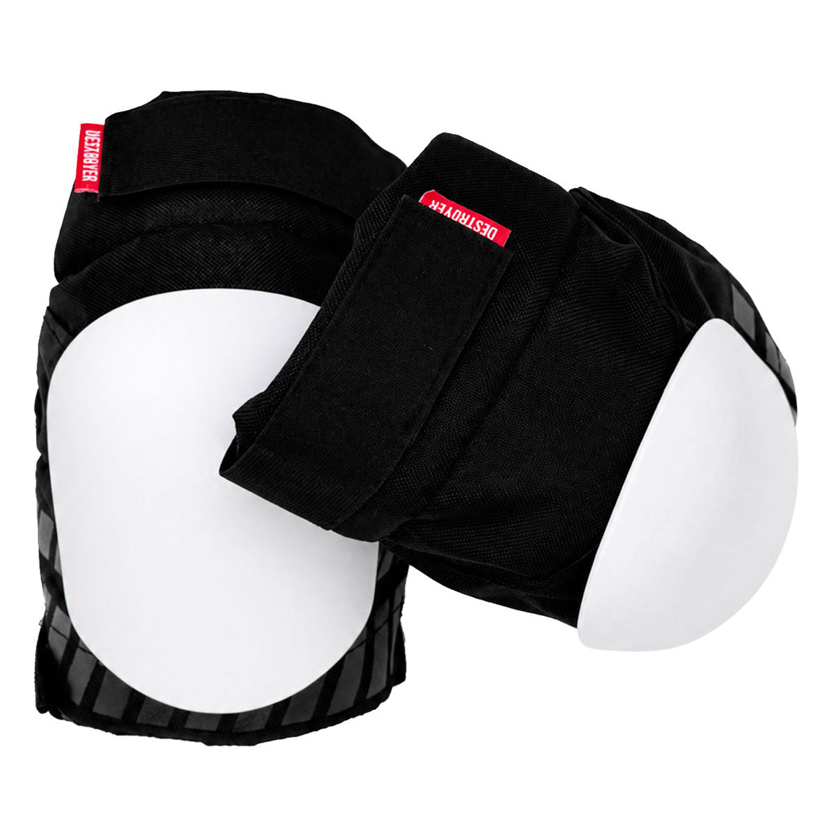 Destroyer A Series Knee Pads - Black/White