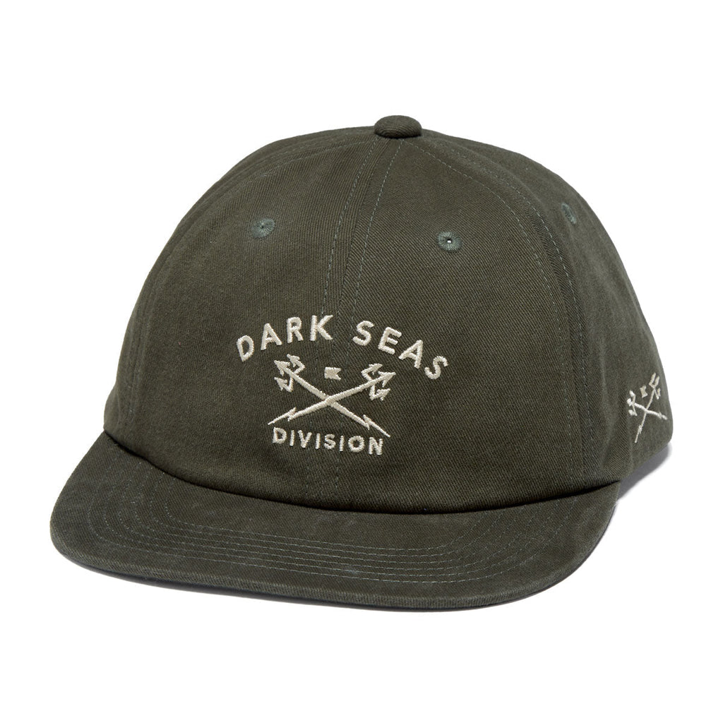 Dark Seas Tridents Low Pro Hat - Olive