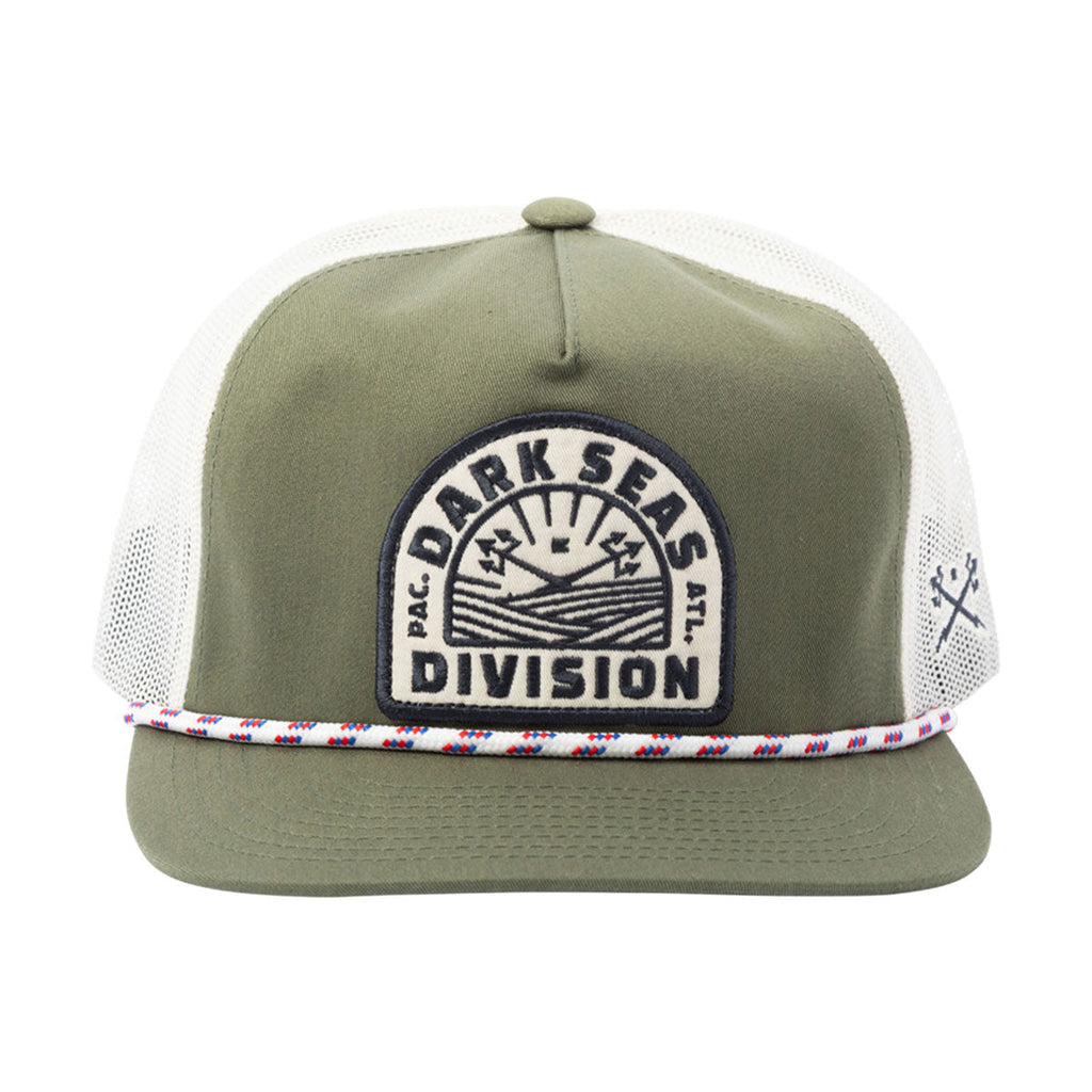 Dark Seas Enfield Hat - Green/White