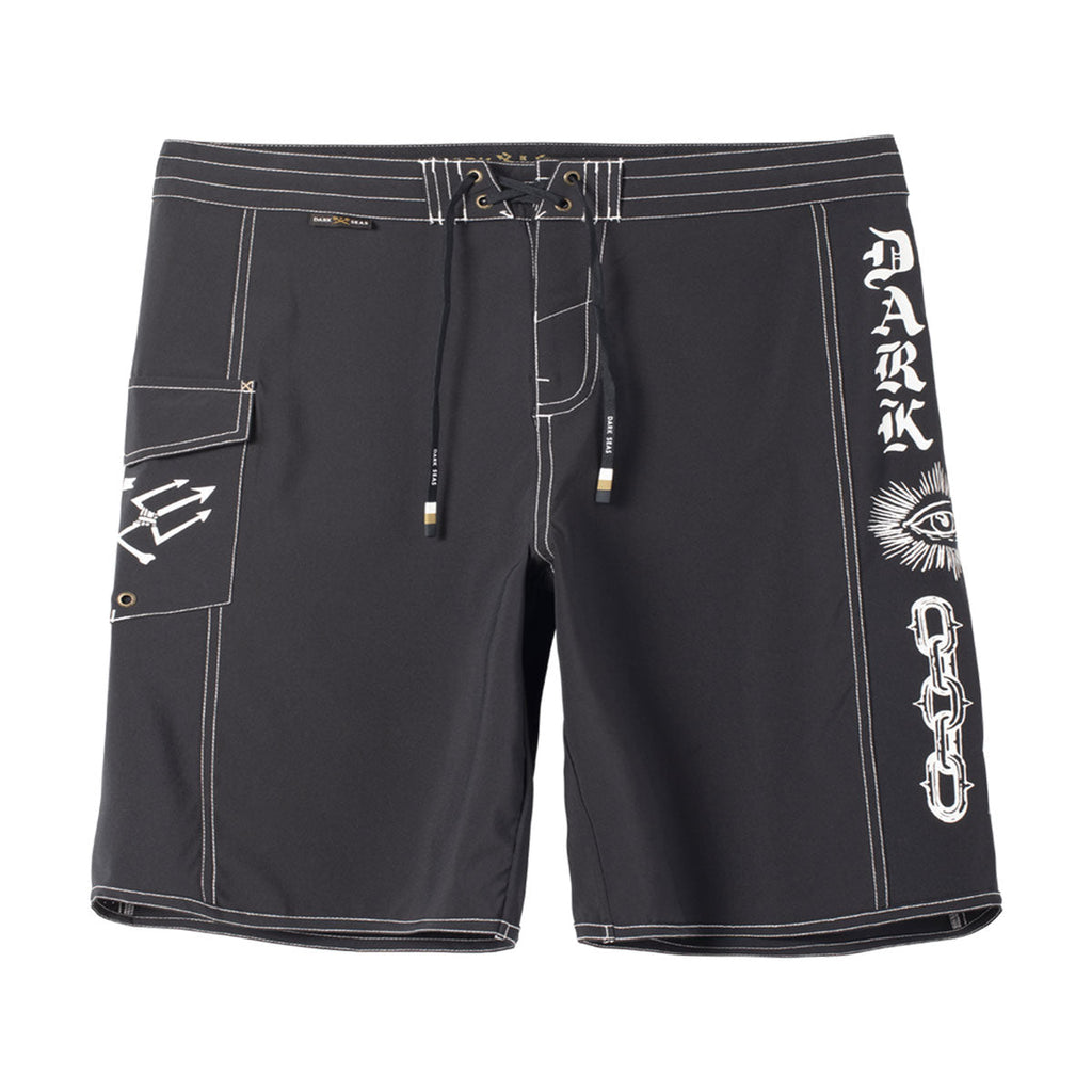 Dark Seas Windward Boardshorts - Black