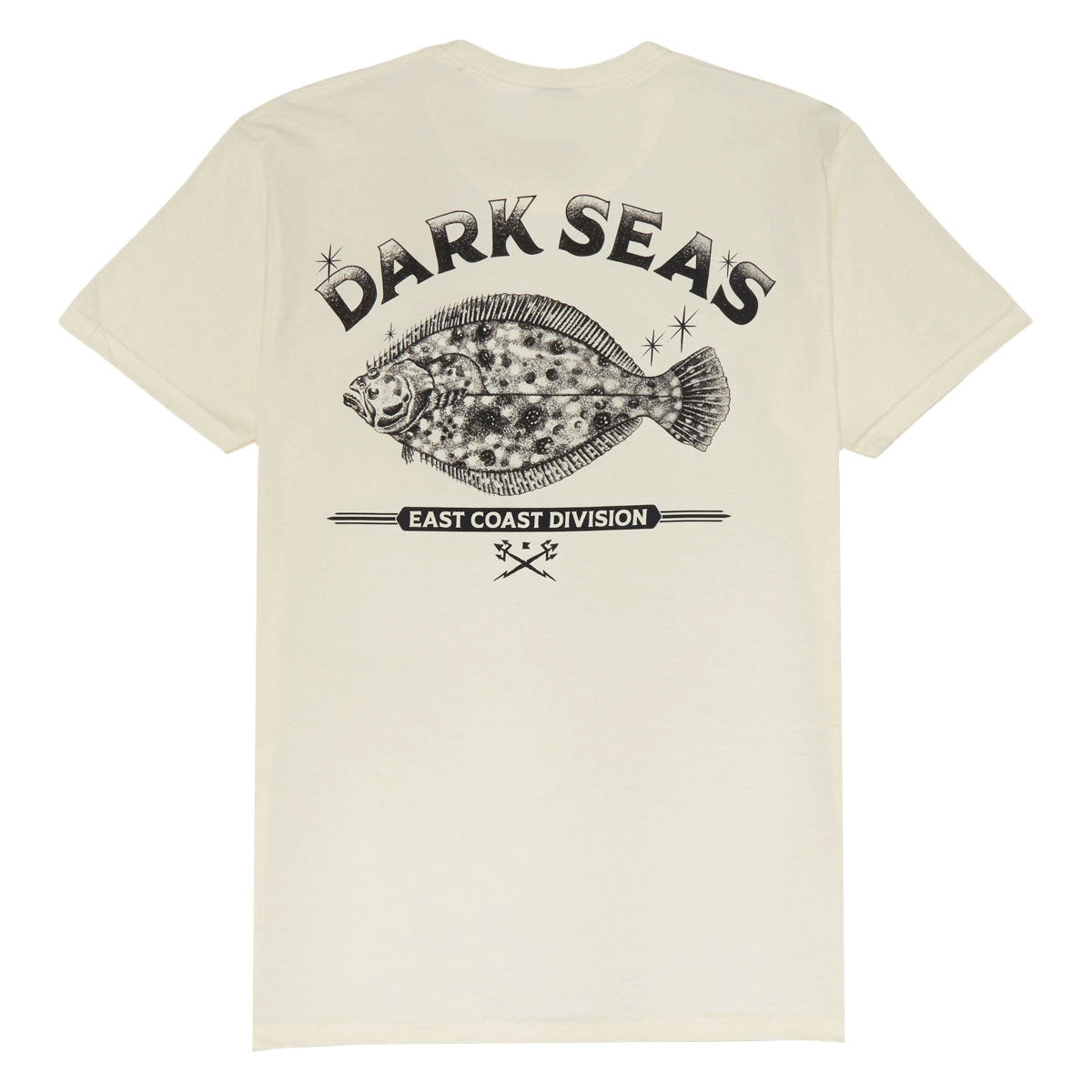 Dark Seas Flounder T-Shirt - Cream