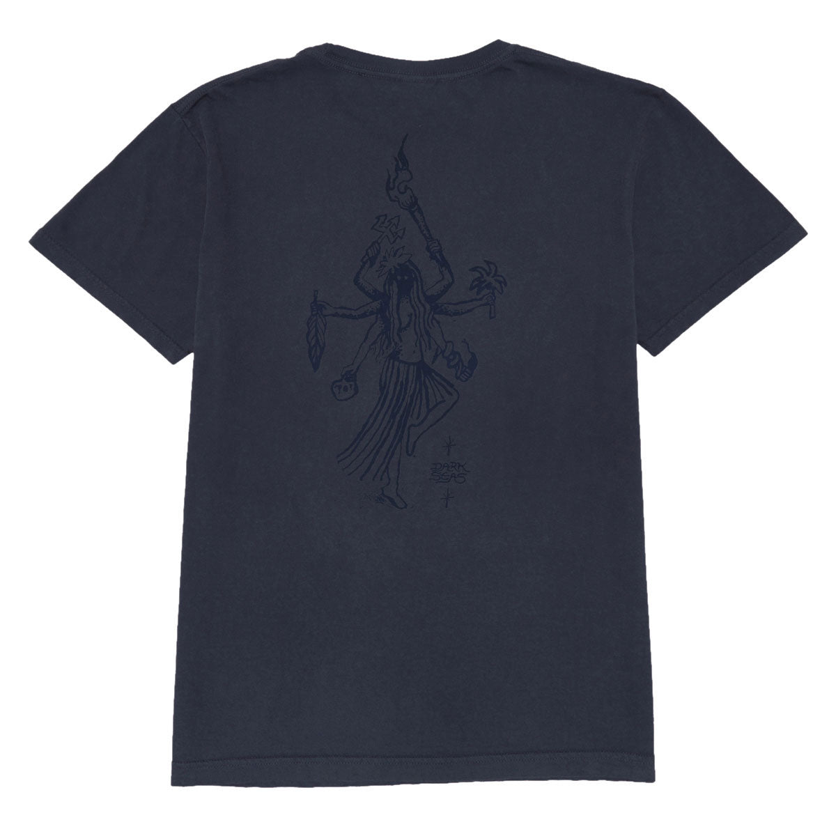 Dark Seas Rain Dance T-Shirt - Ombre Blue
