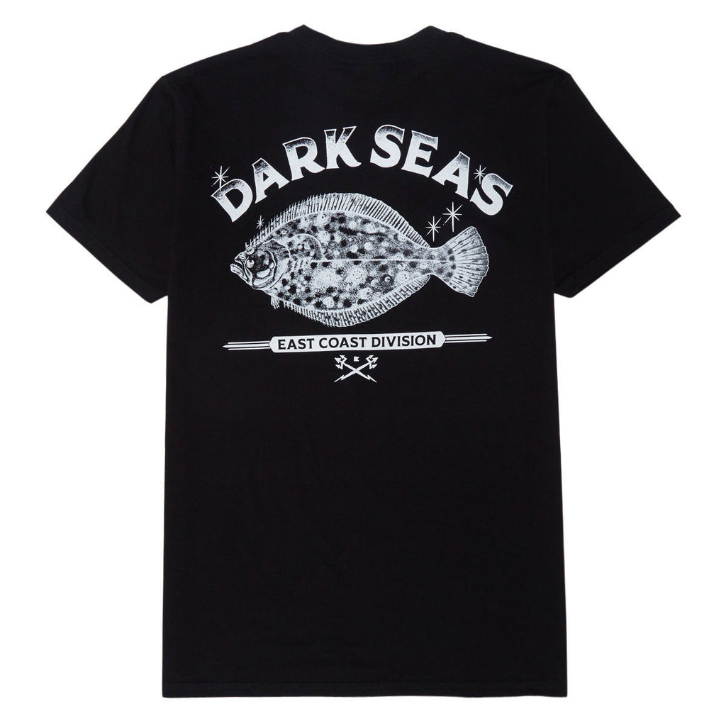 Dark Seas Flounder T-Shirt - Black