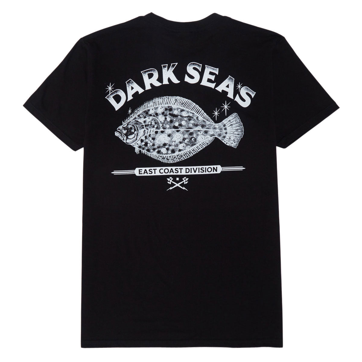 Dark Seas Flounder T-Shirt - Black