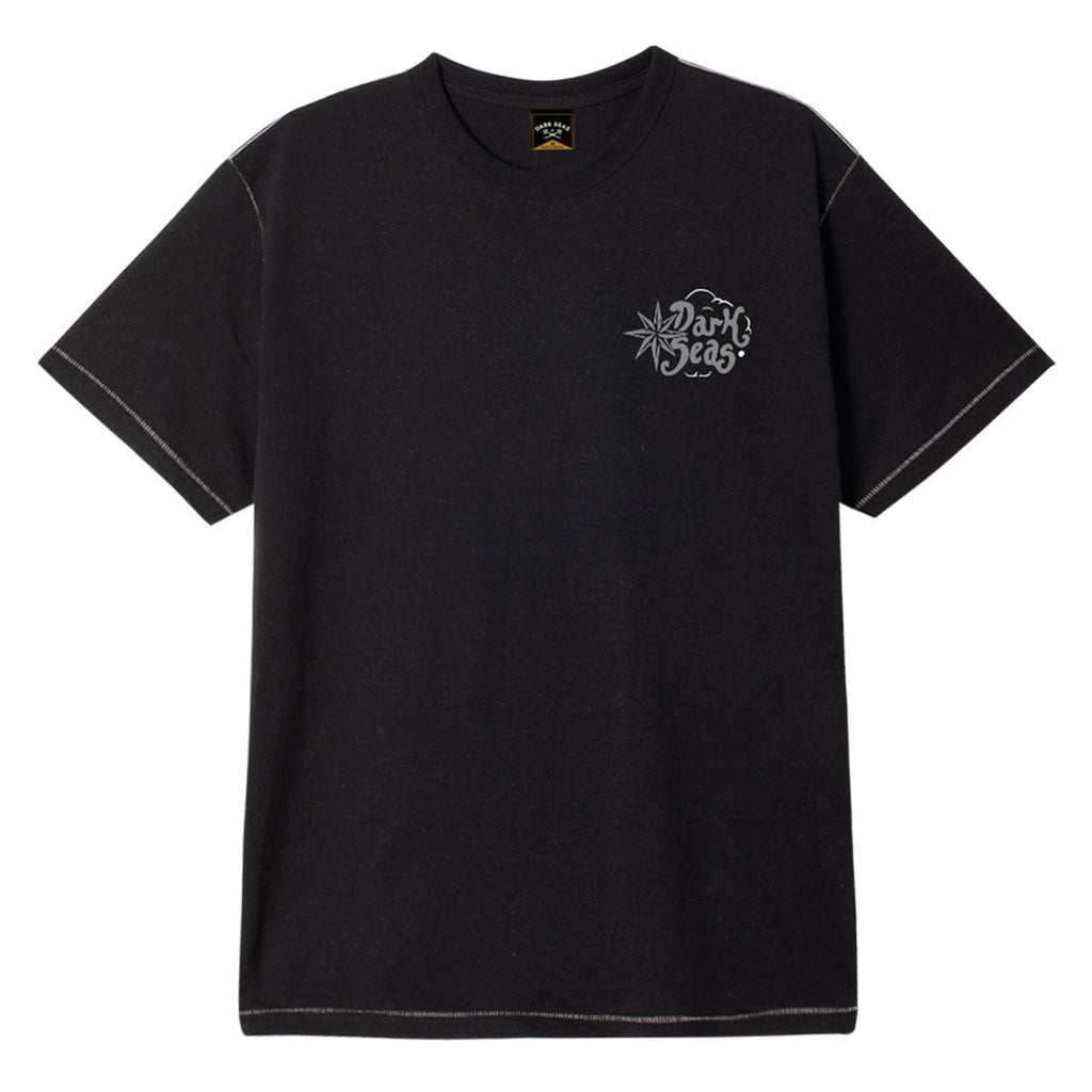 Dark Seas Folklore Blind Stitch Pocket T-Shirt - Heather Black