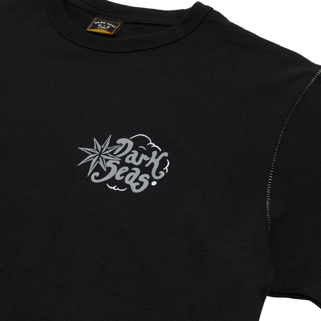 Dark Seas Folklore Blind Stitch Pocket T-Shirt - Heather Black