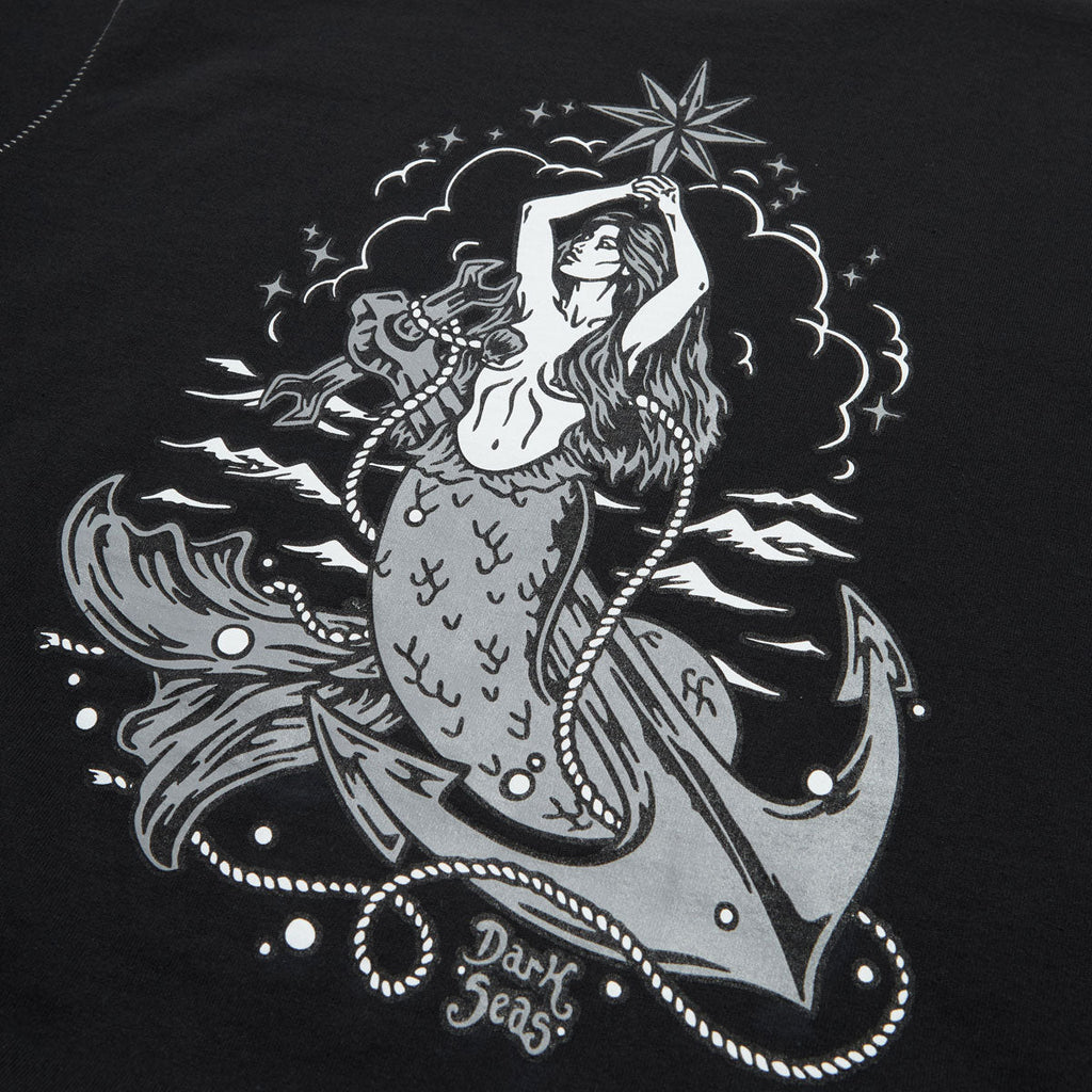 Dark Seas Folklore Blind Stitch Pocket T-Shirt - Heather Black