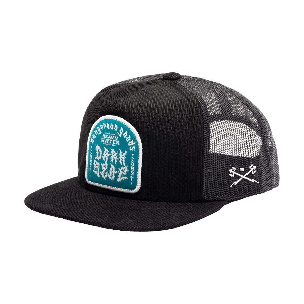 Dark Seas Metal Trucker Hat - Black