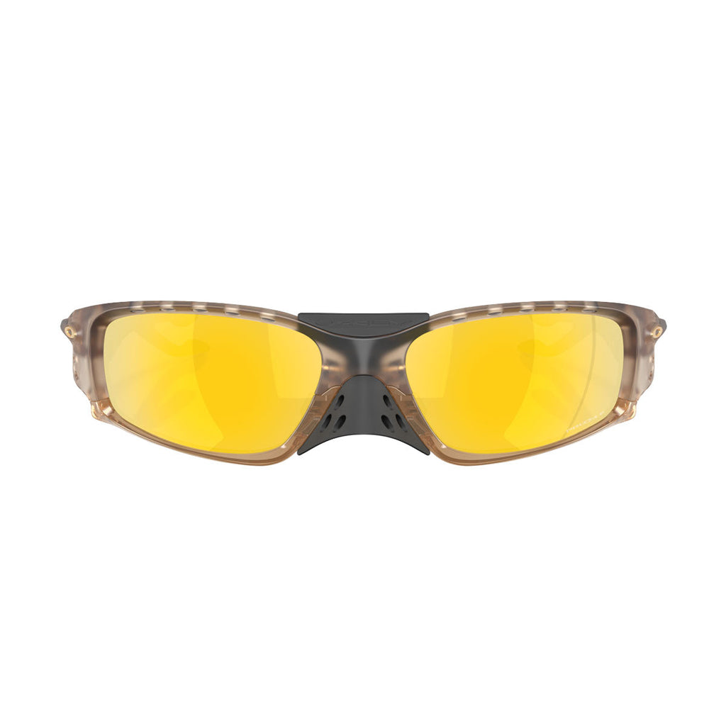 Oakley Plantaris SQ Sunglasses - Matte Sepia/PRIZM 24k Polarized Lens
