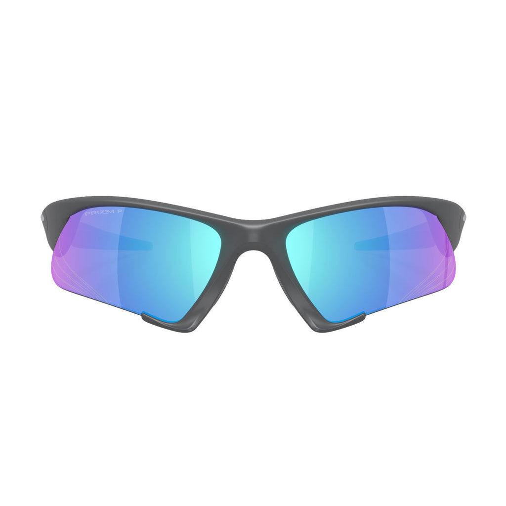 Oakley Suture Jacket Sunglasses - Matte Carbon/PRIZM Sapphire Polarized Lens