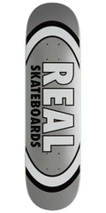 Real Team Classic Oval Skateboard Deck - Grey - 7.75"