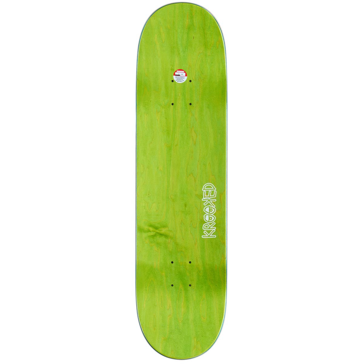 Krooked Eyes Skateboard Complete - Orange - 8.25"