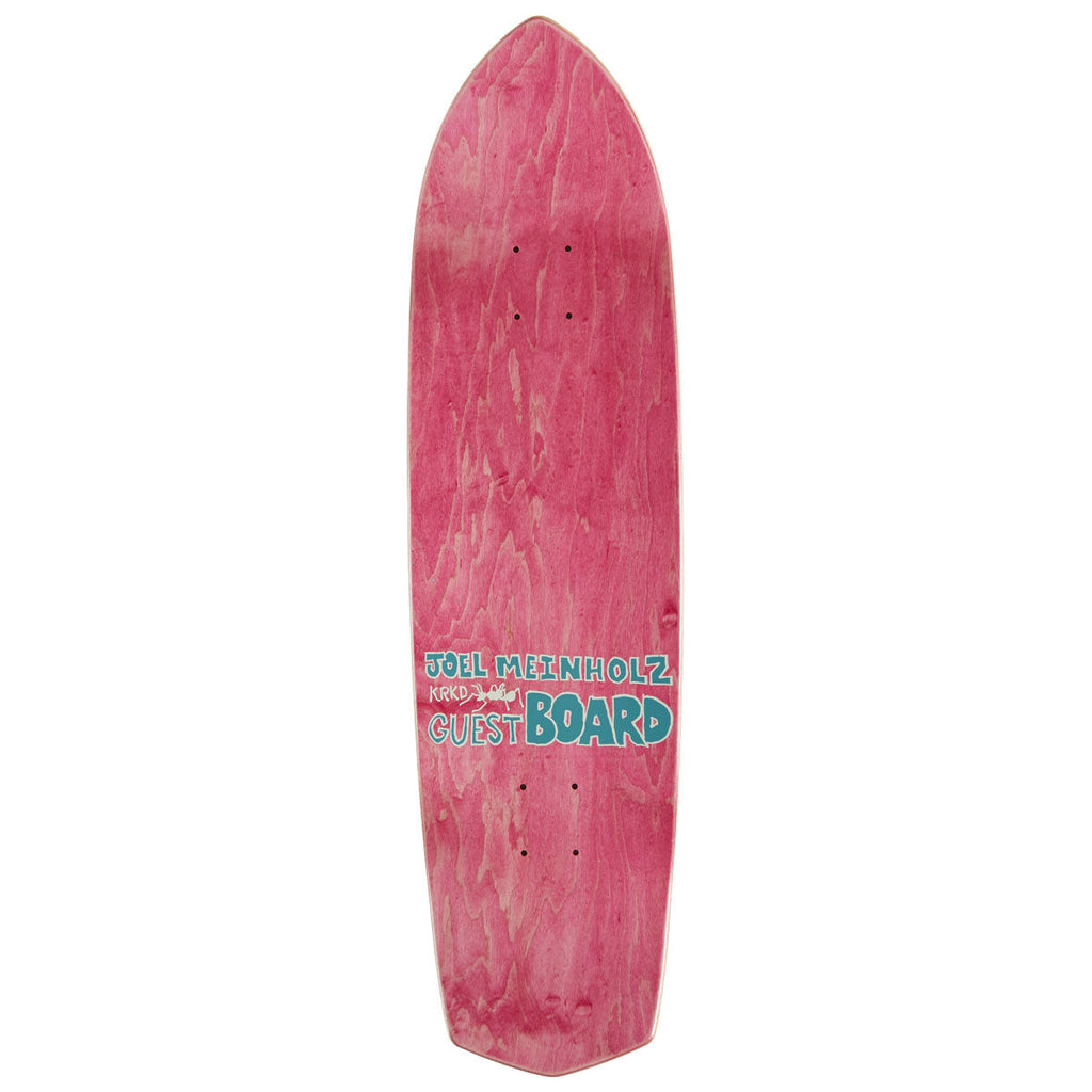 Krooked Joel Meinholz Guest Pro Zig Zagger Skateboard Deck - Light Blue - 8.62"