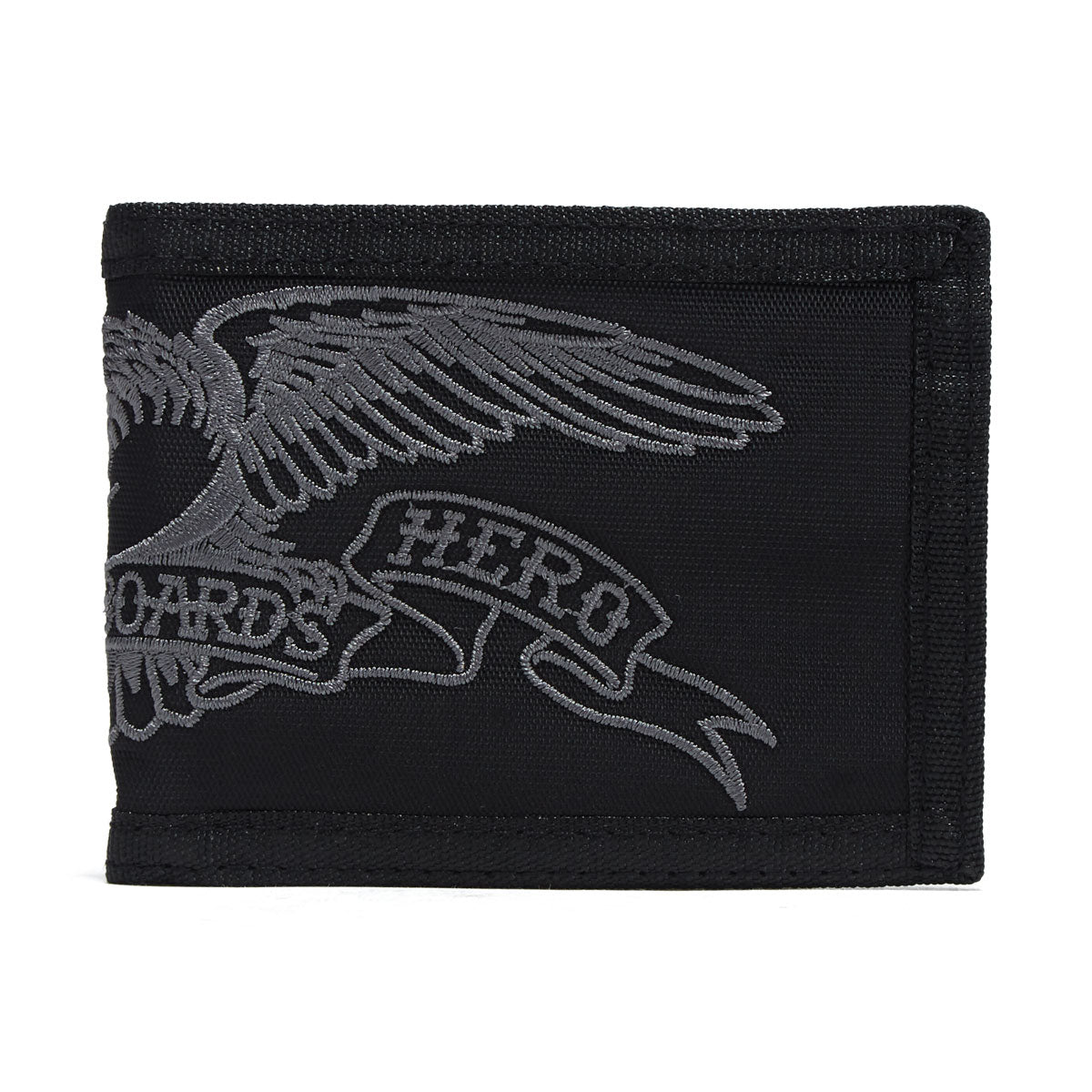 Anti-Hero Basic Eagle Bi-Fold Wallet - Black/Charcoal