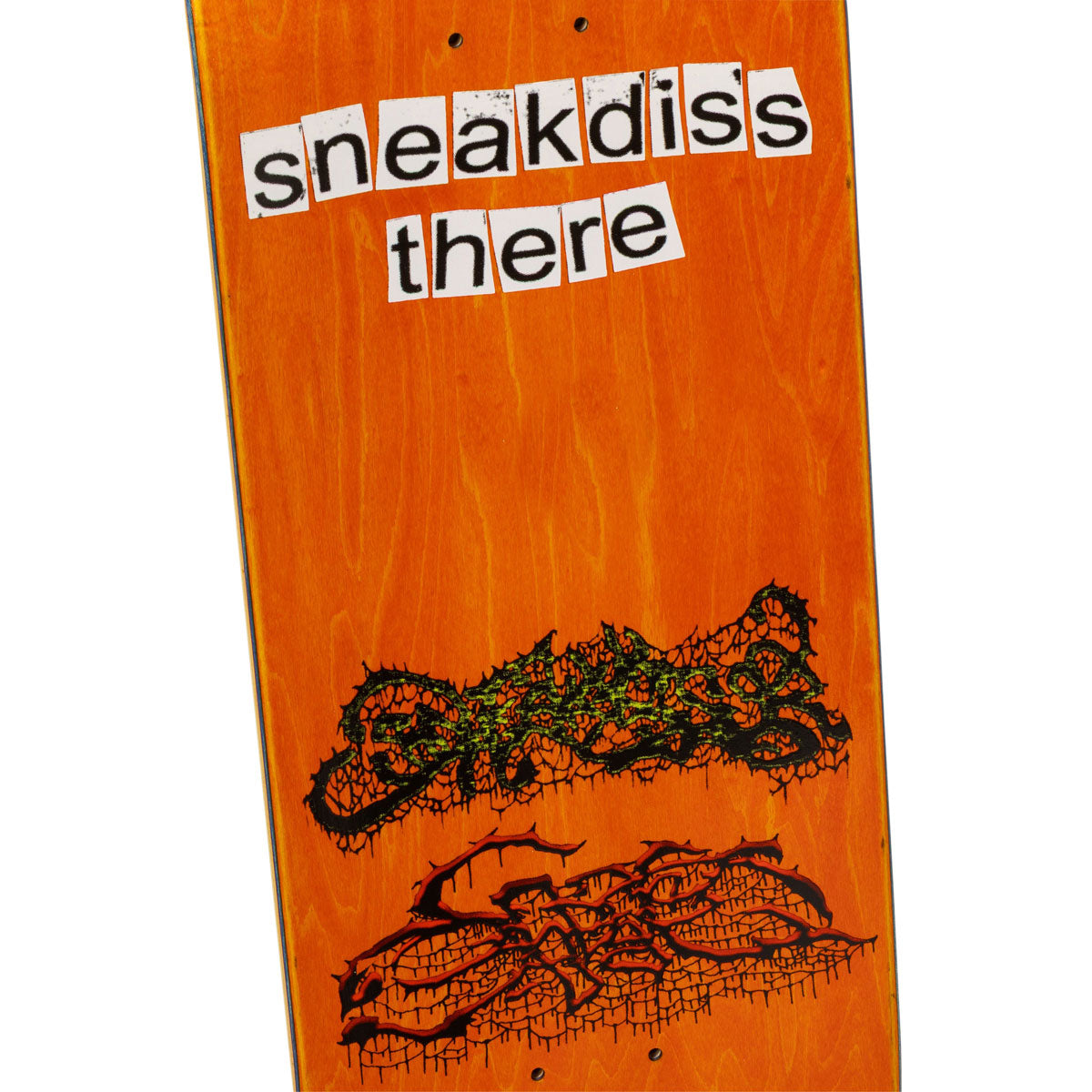There Team Sneakdiss Battle Ship Skateboard Complete - White - 8.50"