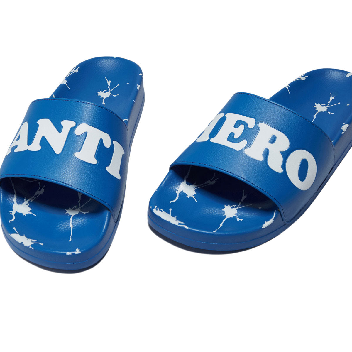 Anti-Hero Damn You Slide Sandals - Blue/White