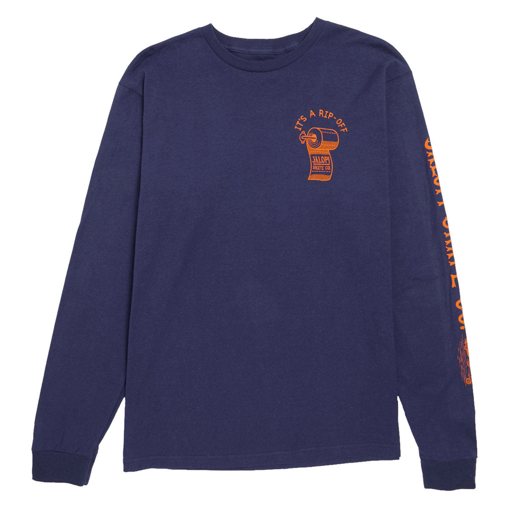 Anti-Hero Jalopi Ripoff Long Sleeve T-Shirt - Gold/Black Prints