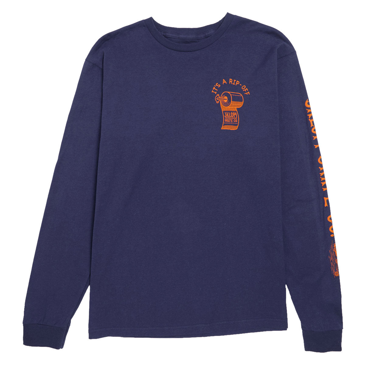 Anti-Hero Jalopi Ripoff Long Sleeve T-Shirt - Gold/Black Prints