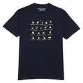 Anti-Hero Damn Pigeons T-Shirt - Navy/Pale Yellow Print