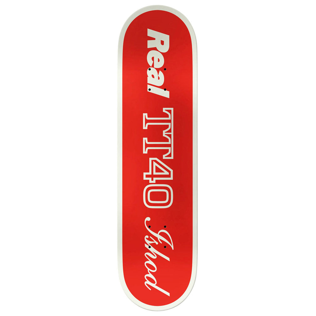 Real Ishod Shape Code Twin Tail Skateboard Deck - Red - 8.50"