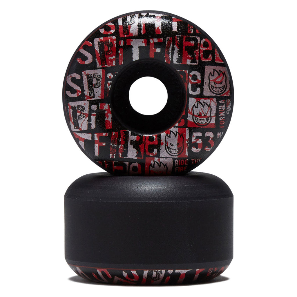 Spitfire F4 99 Team Ransom Radial Skateboard Wheels - Black - 53mm