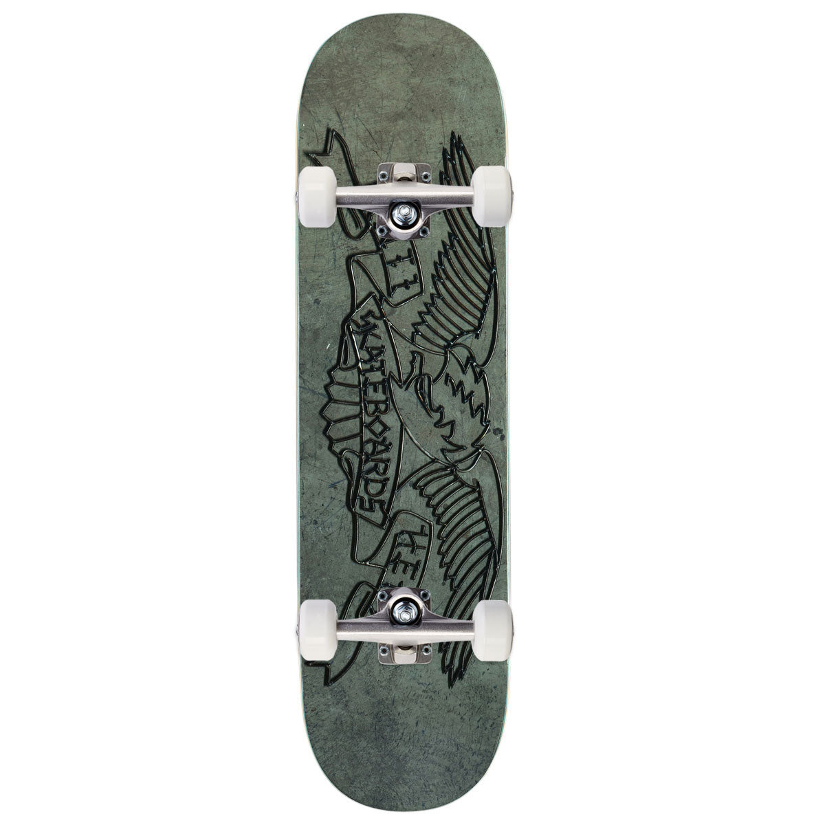 Anti-Hero Treasure Island Eagle Skateboard Complete - Grey - 8.25"