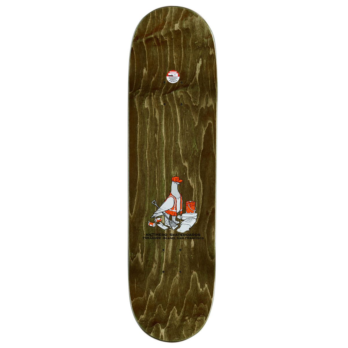 Anti-Hero Treasure Island Eagle Skateboard Complete - Grey - 8.50"