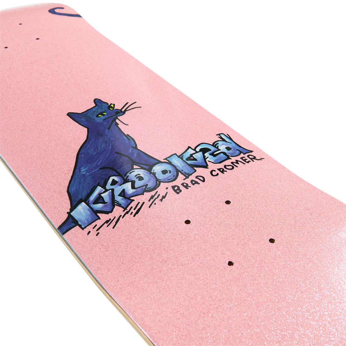 Krooked Cromer Kat Skateboard Complete - Pink - 8.38"