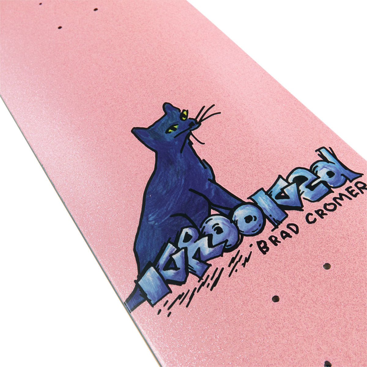 Krooked Cromer Kat Skateboard Complete - Pink - 8.38"