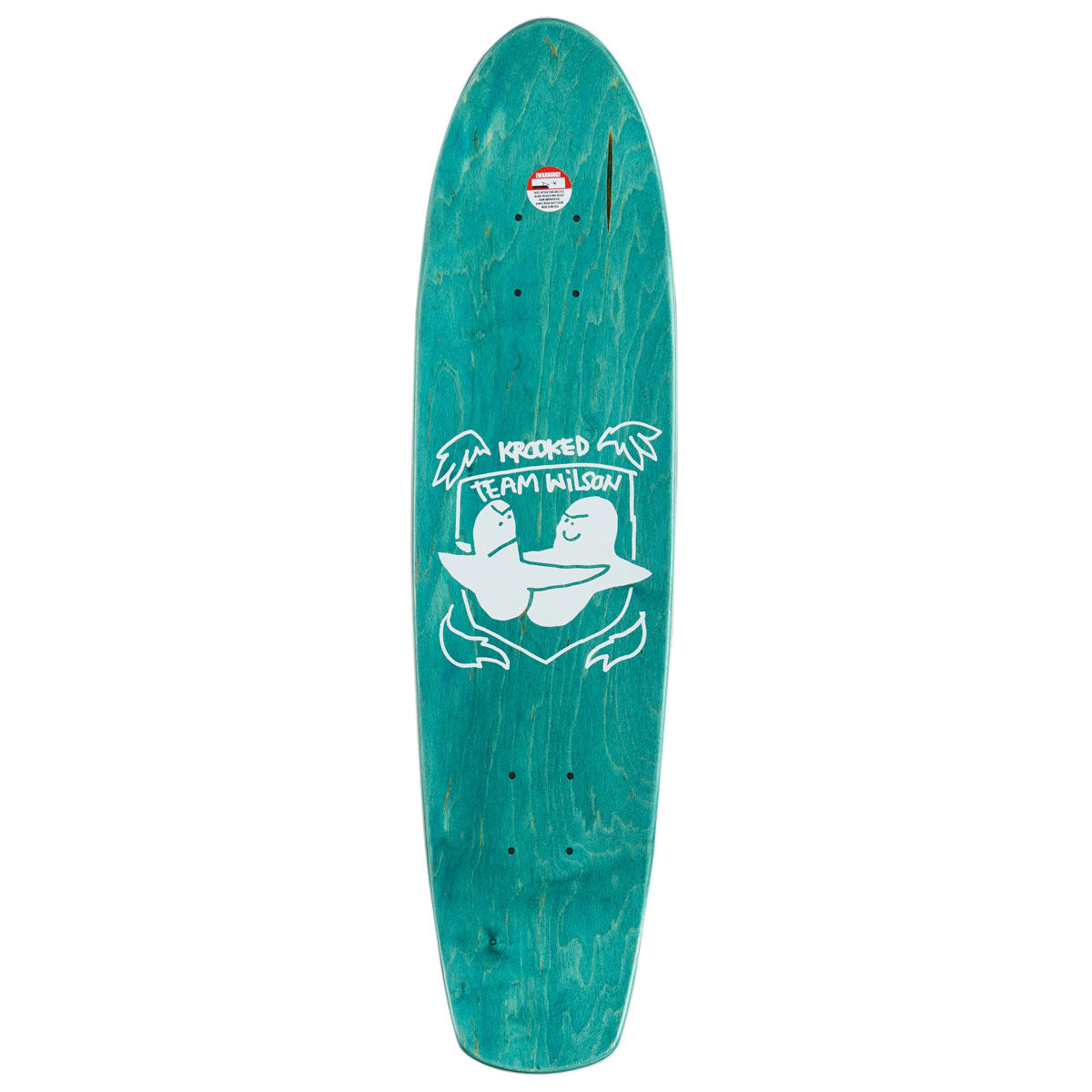 Krooked Johnny Wilson Guest Pro Zinger Nano Skateboard Complete - Black - 7.37"