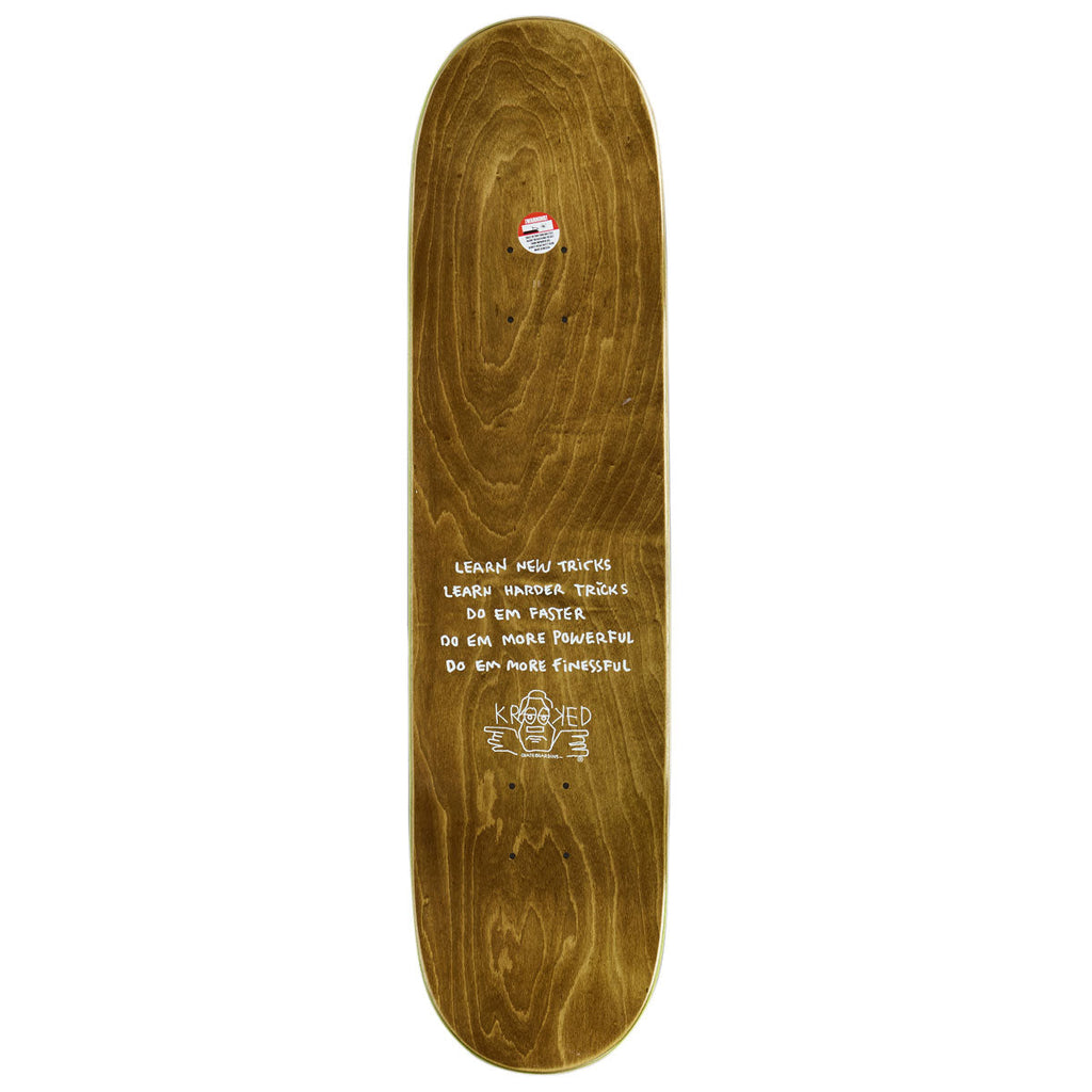 Krooked Team Eyes Skateboard Complete - Light Blue - 7.75"