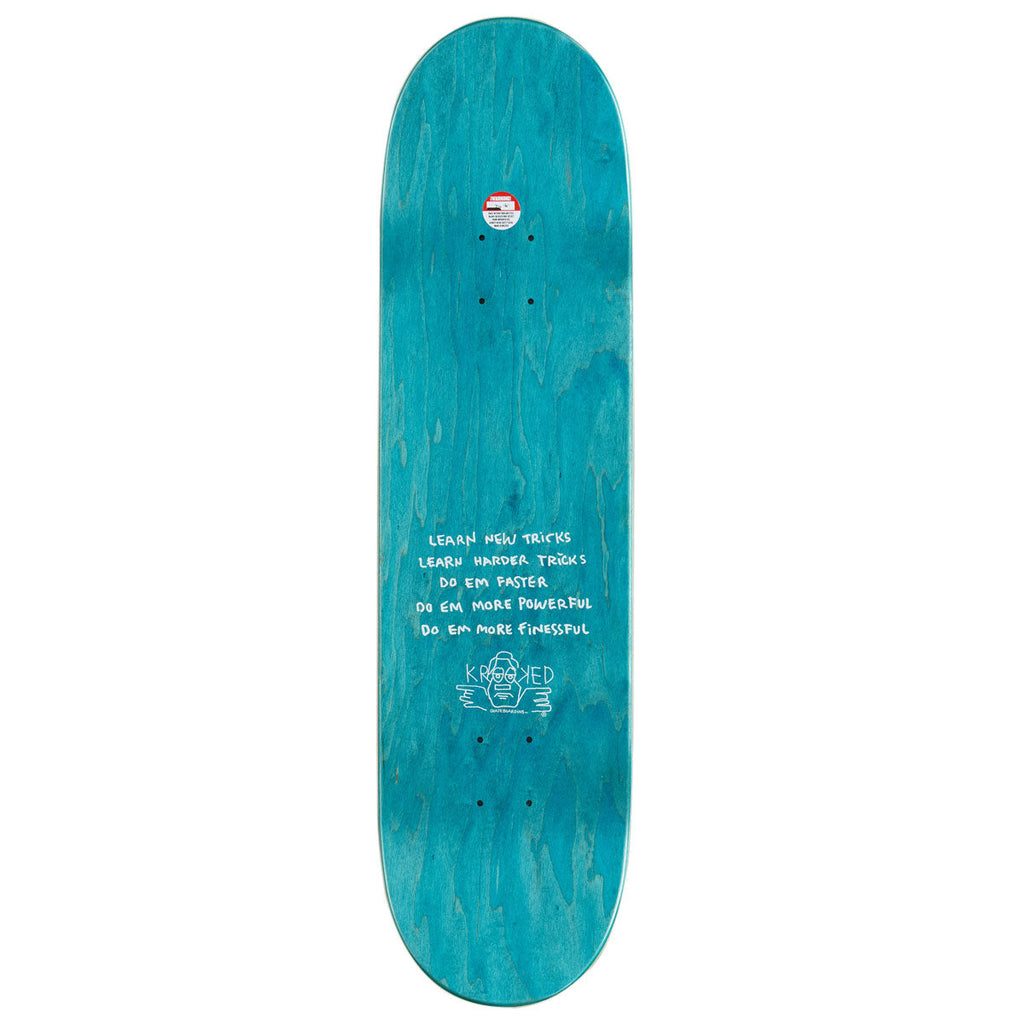 Krooked Team Eyes Skateboard Complete - Red - 8.38"