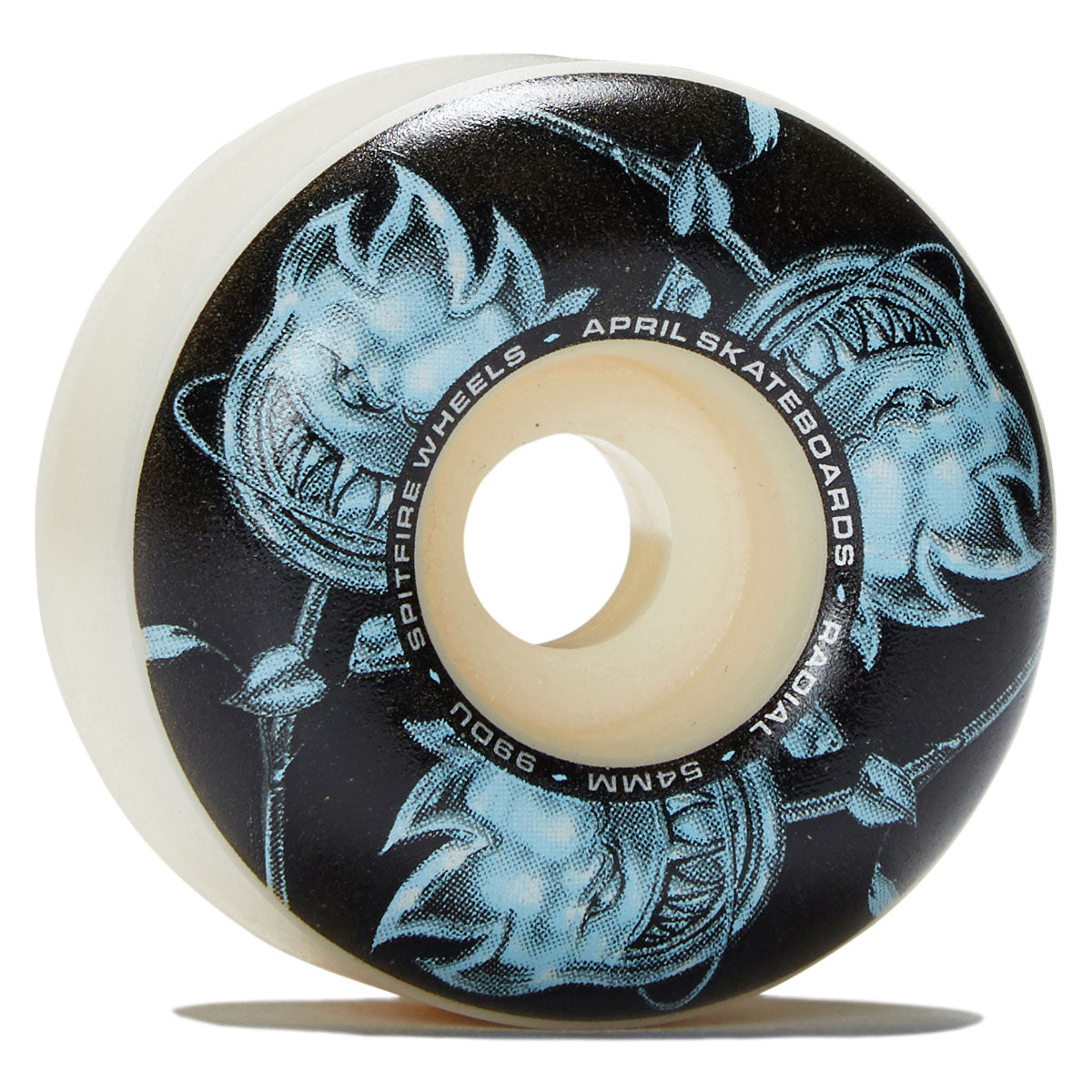 Spitfire x April F4 99d Bighead Rose Radial Skateboard Wheels - Natural - 54mm