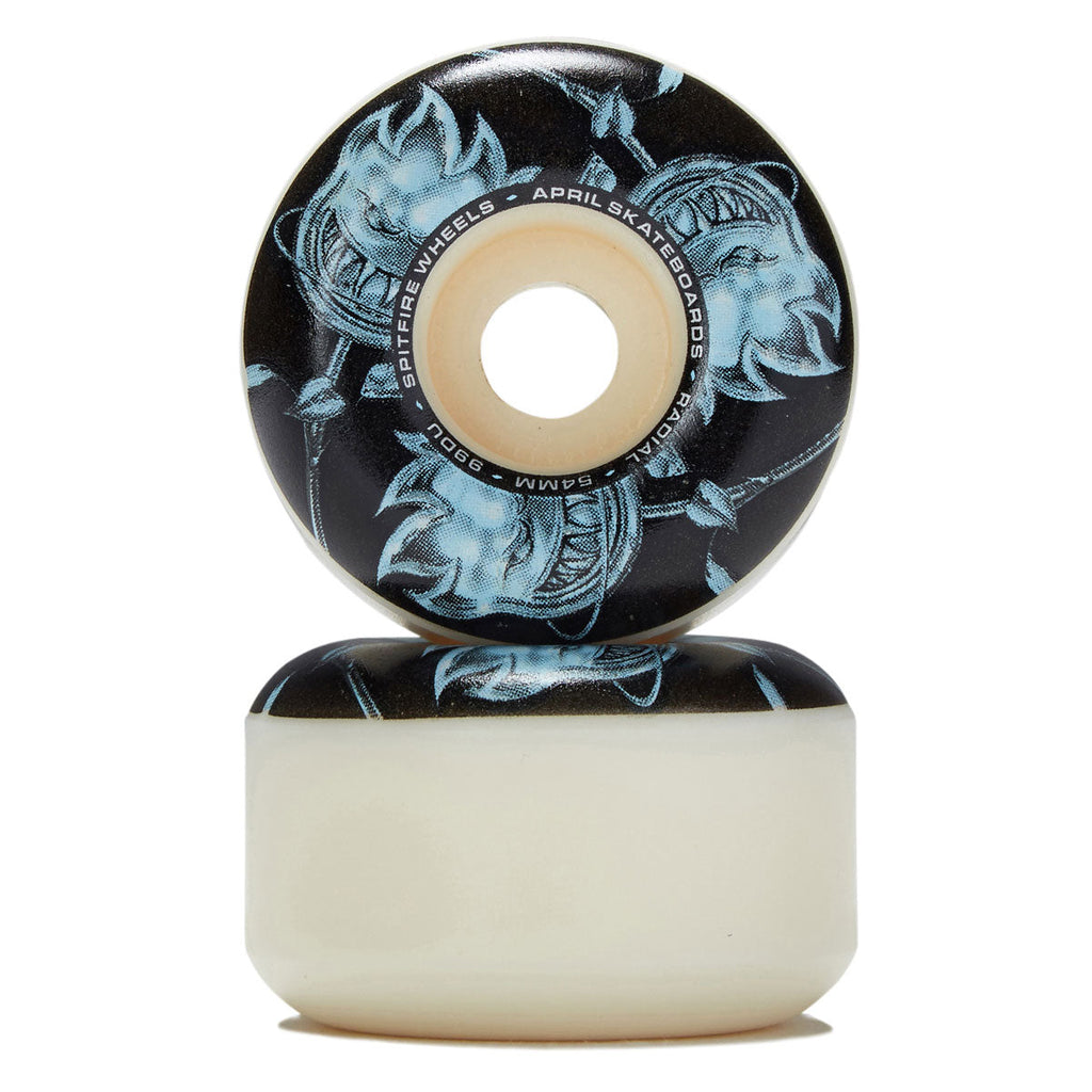 Spitfire x April F4 99d Bighead Rose Radial Skateboard Wheels - Natural - 54mm