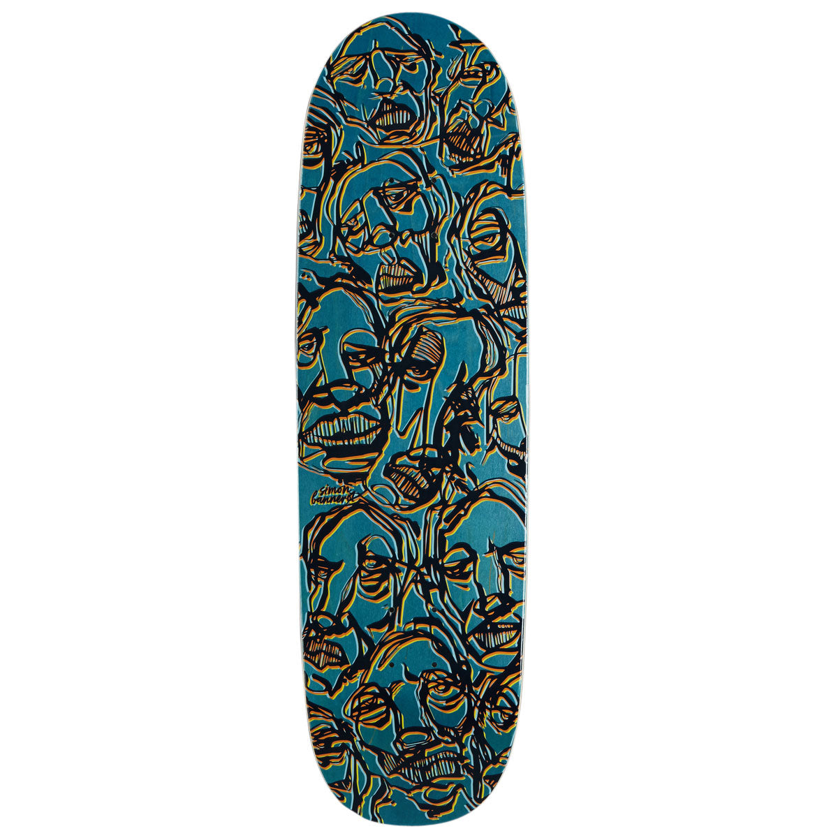 Girl Bannerot Siaz Faces Skateboard Deck - 9.00"