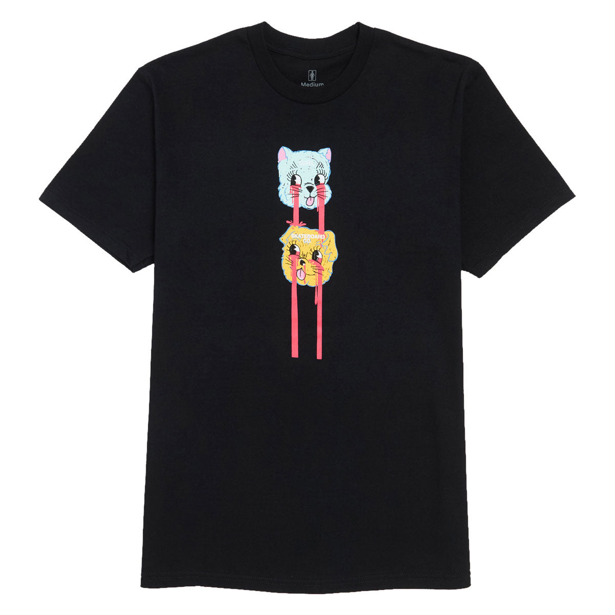 Girl Blood Twins T-Shirt - Antique Black