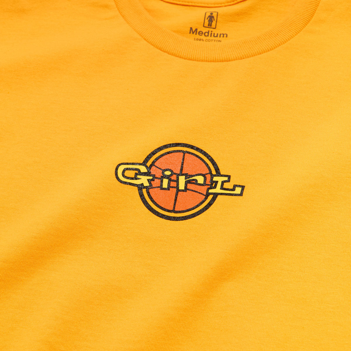 Girl Full Court Logo T-Shirt - Gold
