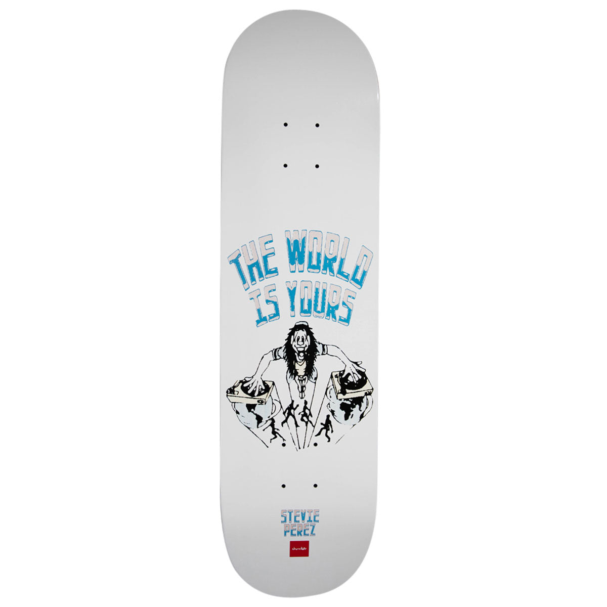 Chocolate Perez World Is Yours Skateboard Deck - 8.40"