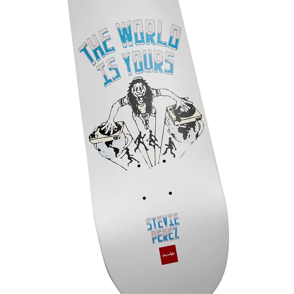 Chocolate Perez World Is Yours Skateboard Deck - 8.40"