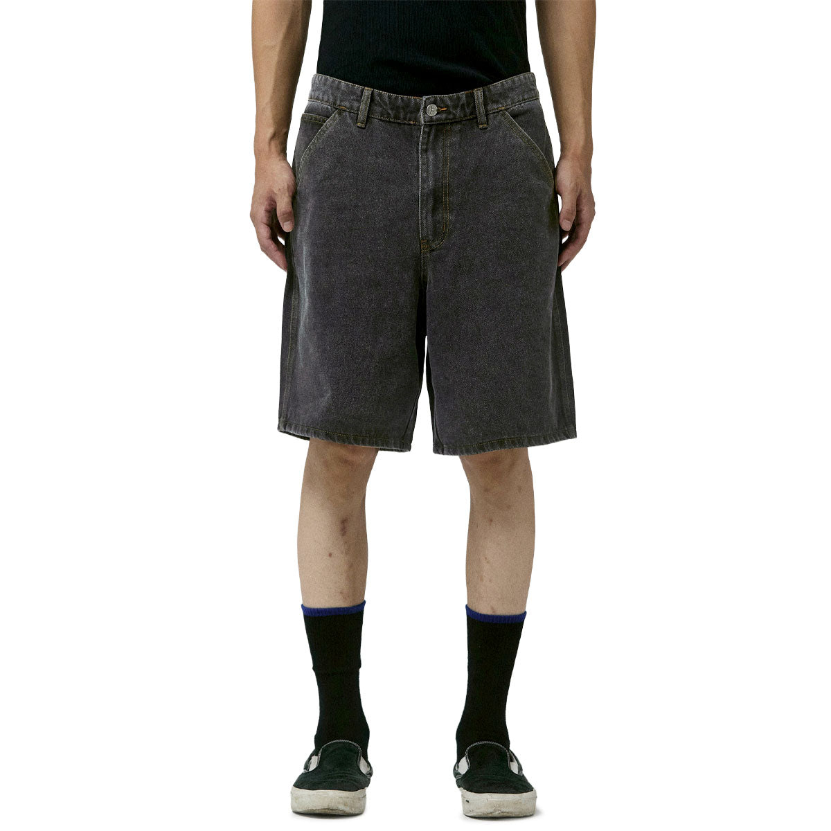 Former Reynolds 21 Denim Walk Shorts - Washed Black II