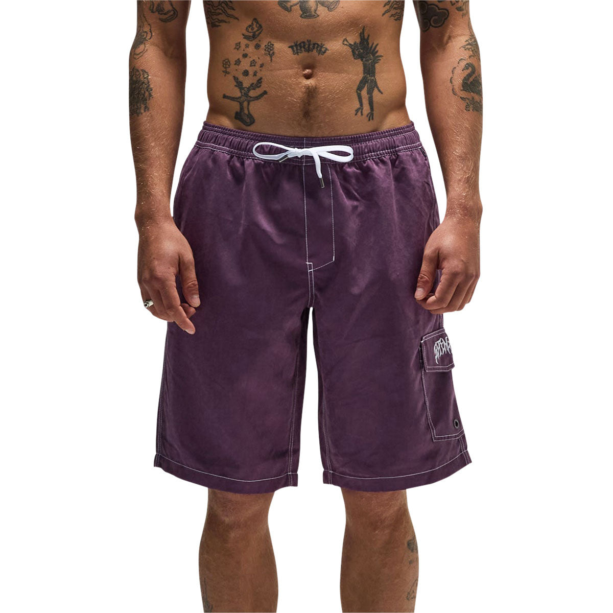 Former Swans Cargo 21 Boardshorts - Washed Purple
