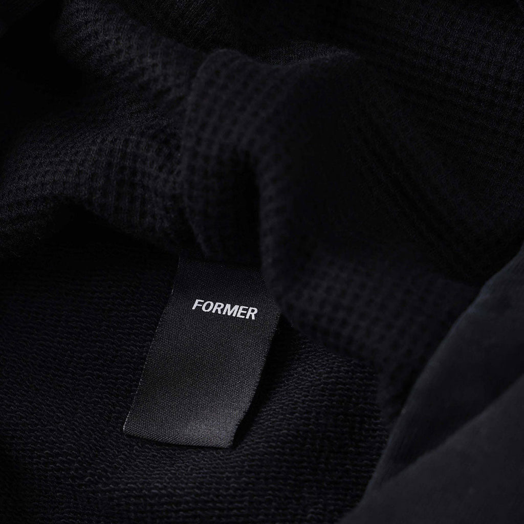 Former Illusion Boxy Hoodie - Washed Black