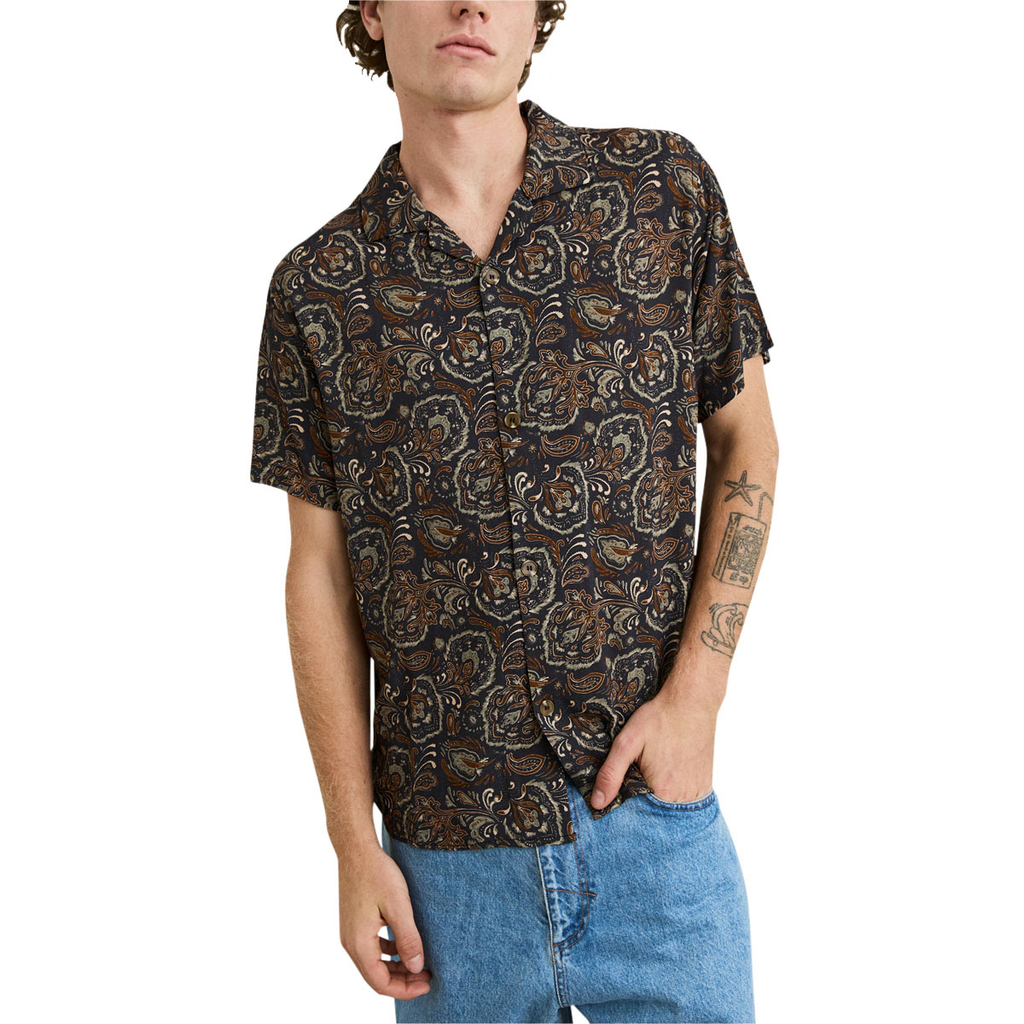 Rhythm Costa Rica Shirt - Black