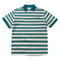 Butter Goods Witness Stripe Polo Shirt - Grey/Teal