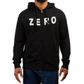 Zero Army Zip Up Hoodie - Black